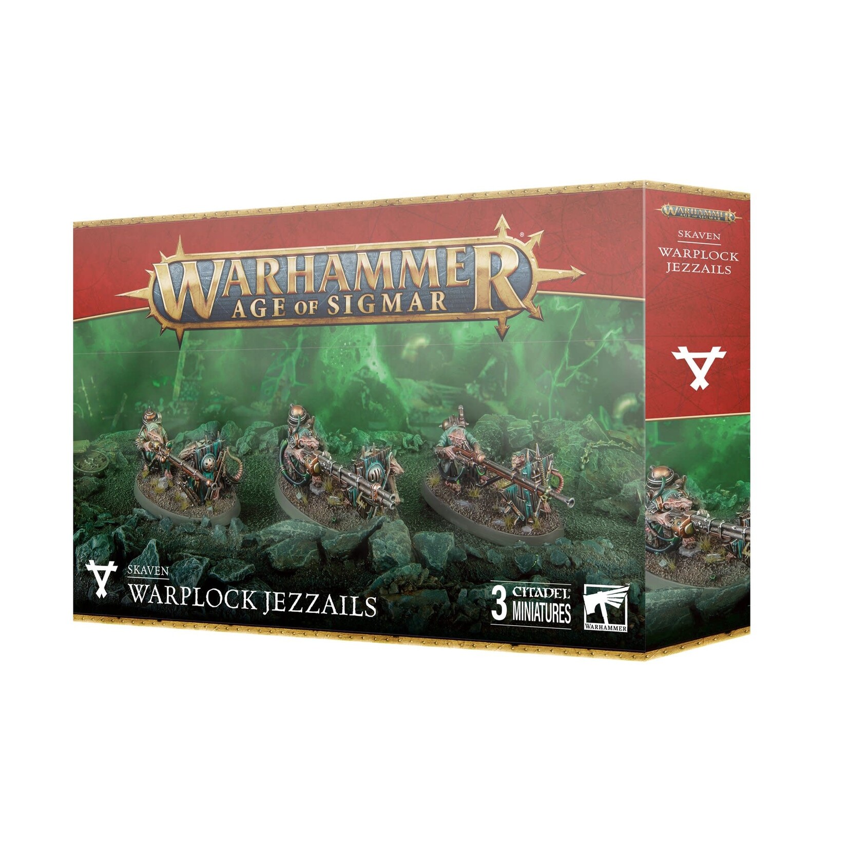Games Workshop Skaven Warplock Jezzails (AOS)