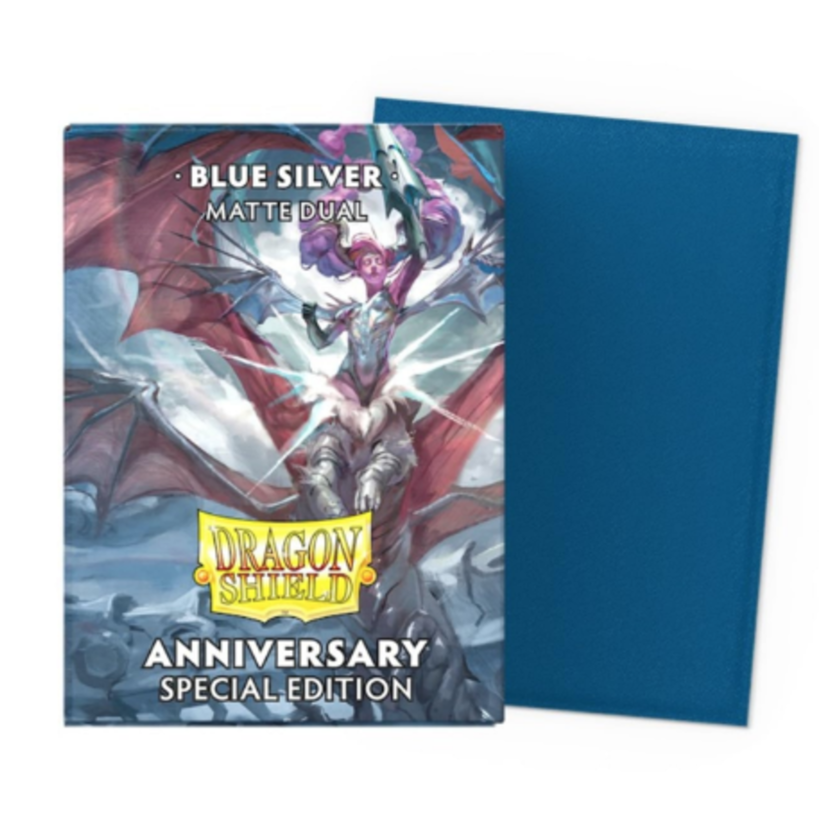Dragon Shield DUAL Matte 25th Anniversary Special Edition - Blue Silver