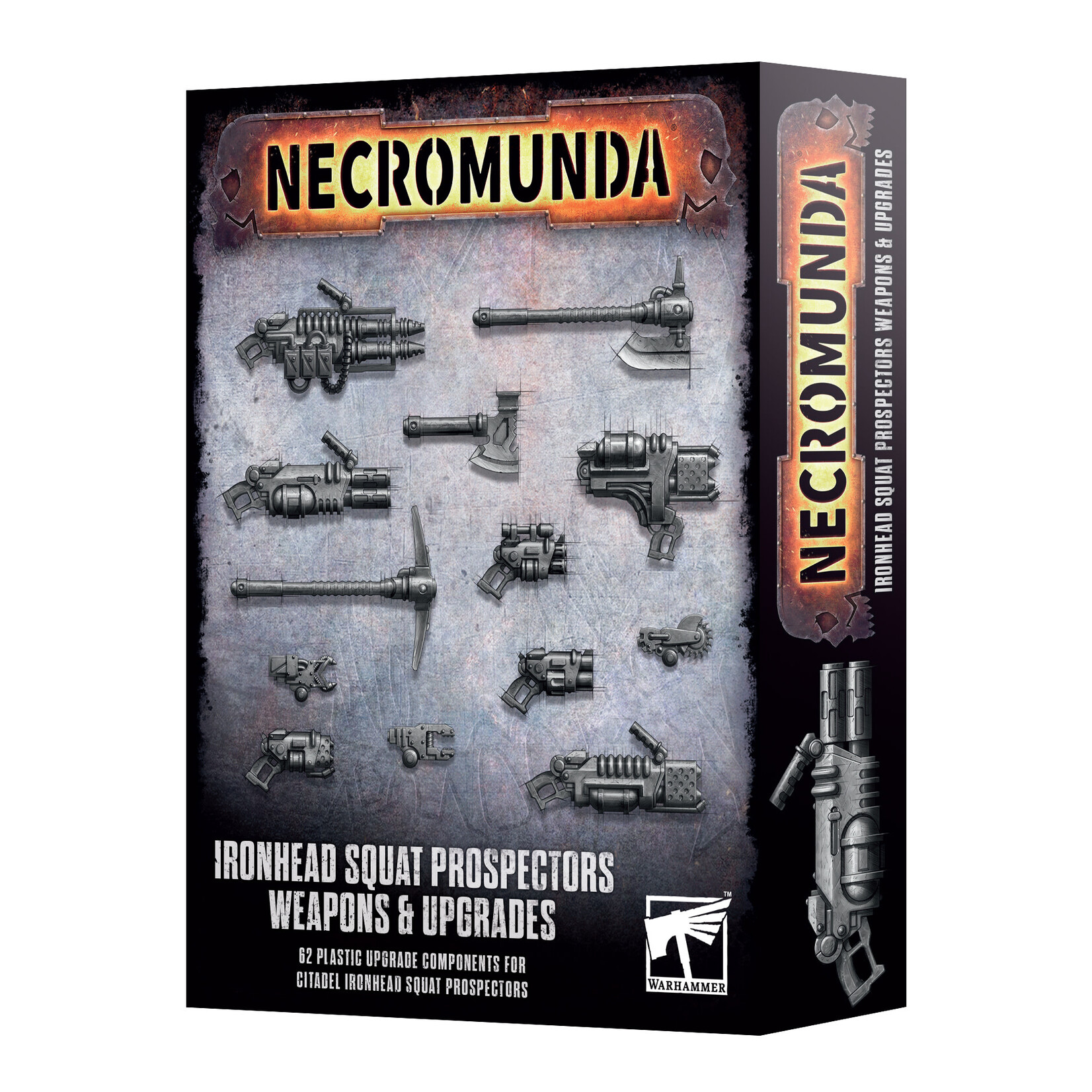Games Workshop Necromunda: Ironhead Squat Prospectors Weapons and Upgrades