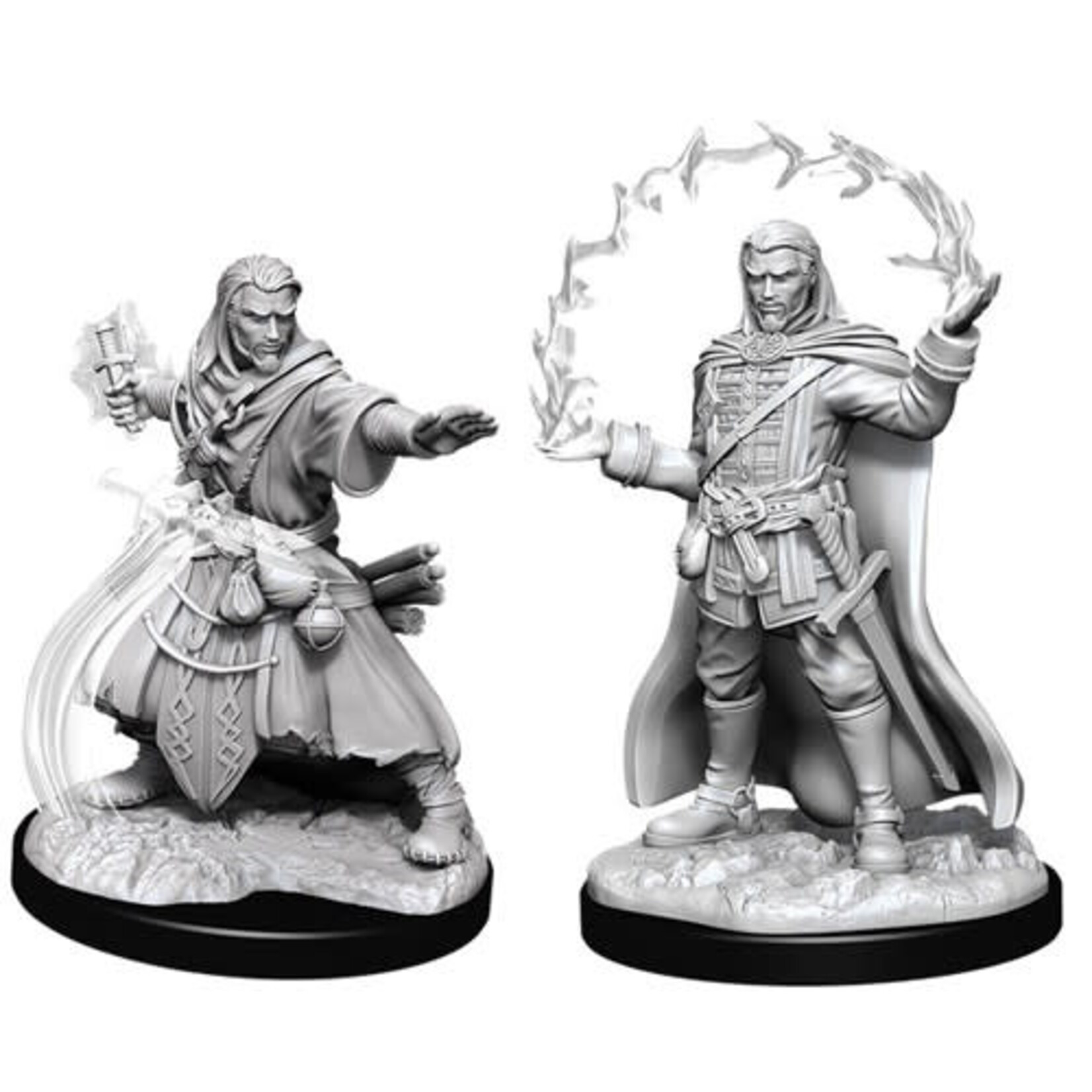 D&D Unpainted Minis: Male Human Wizard (W11)