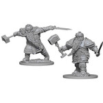 D&D Unpainted Minis: Dwarf Male Fighter