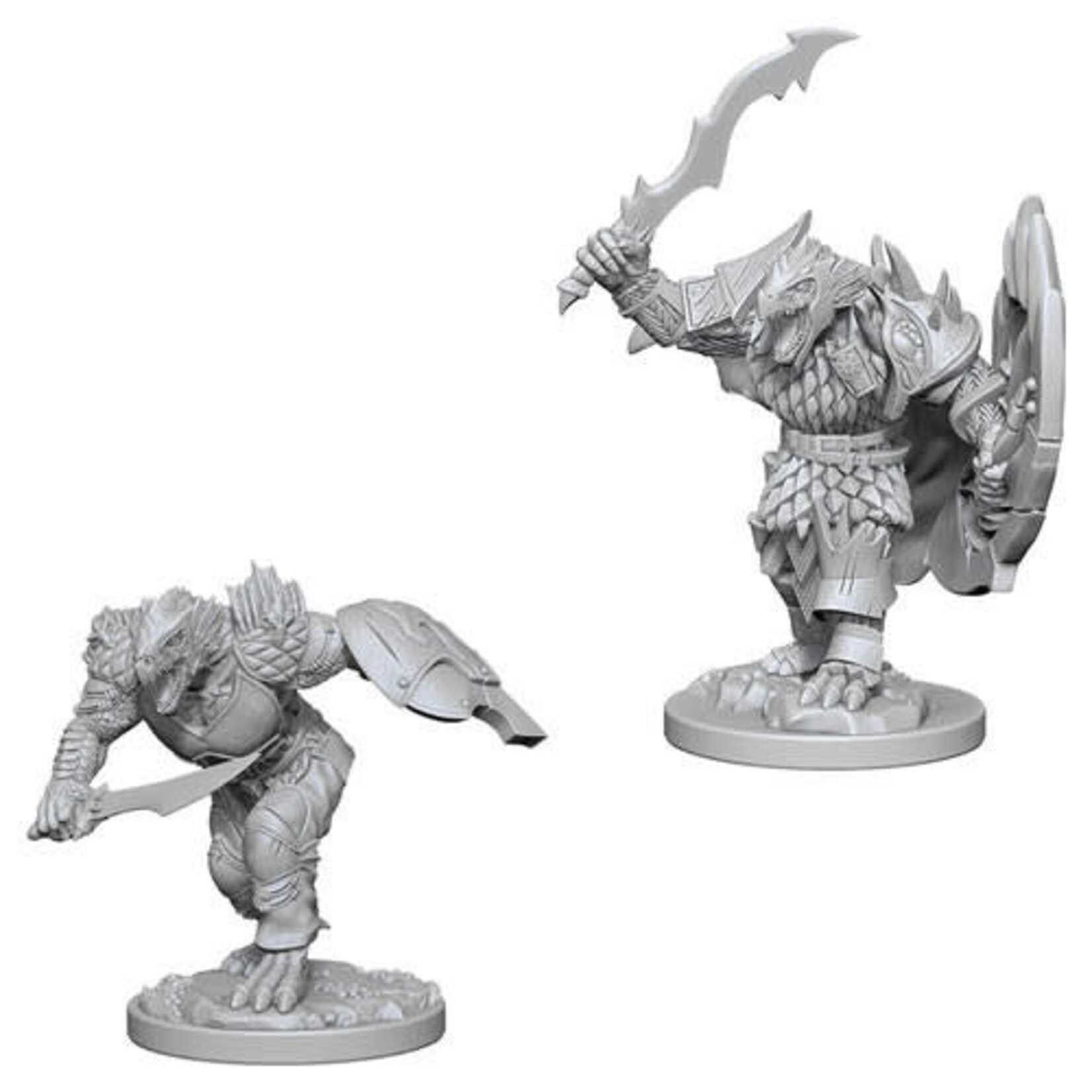 D&D Unpainted Minis: Dragonborn Male Fighter