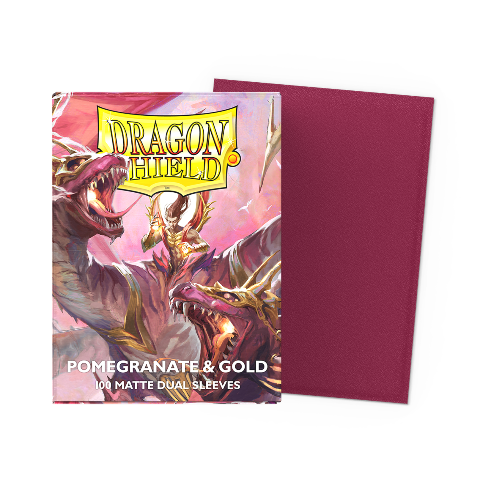 Dragon Shield DUAL Matte Pomegranate & Gold