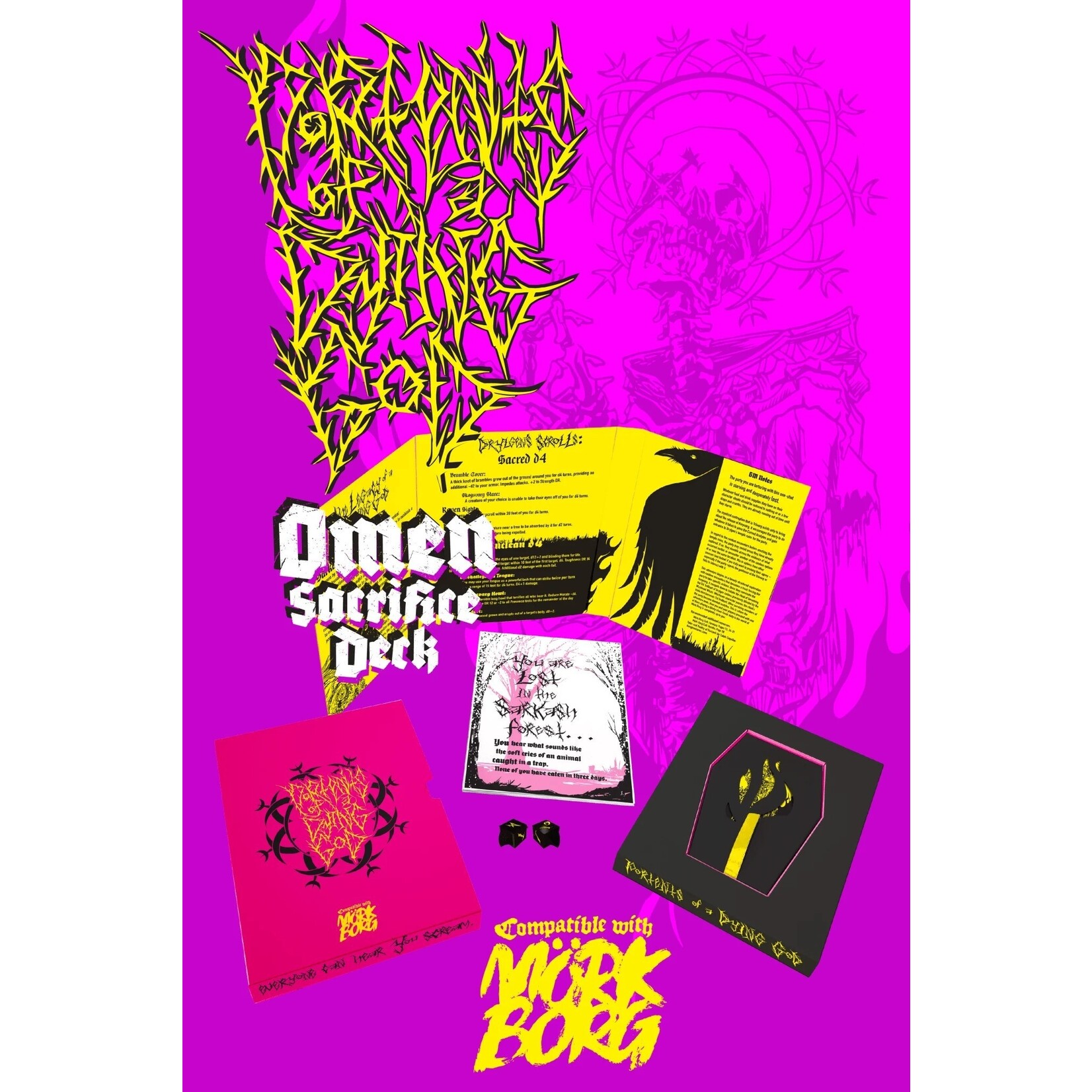 Portents of a Dying God - Mork Borg Omen Deck