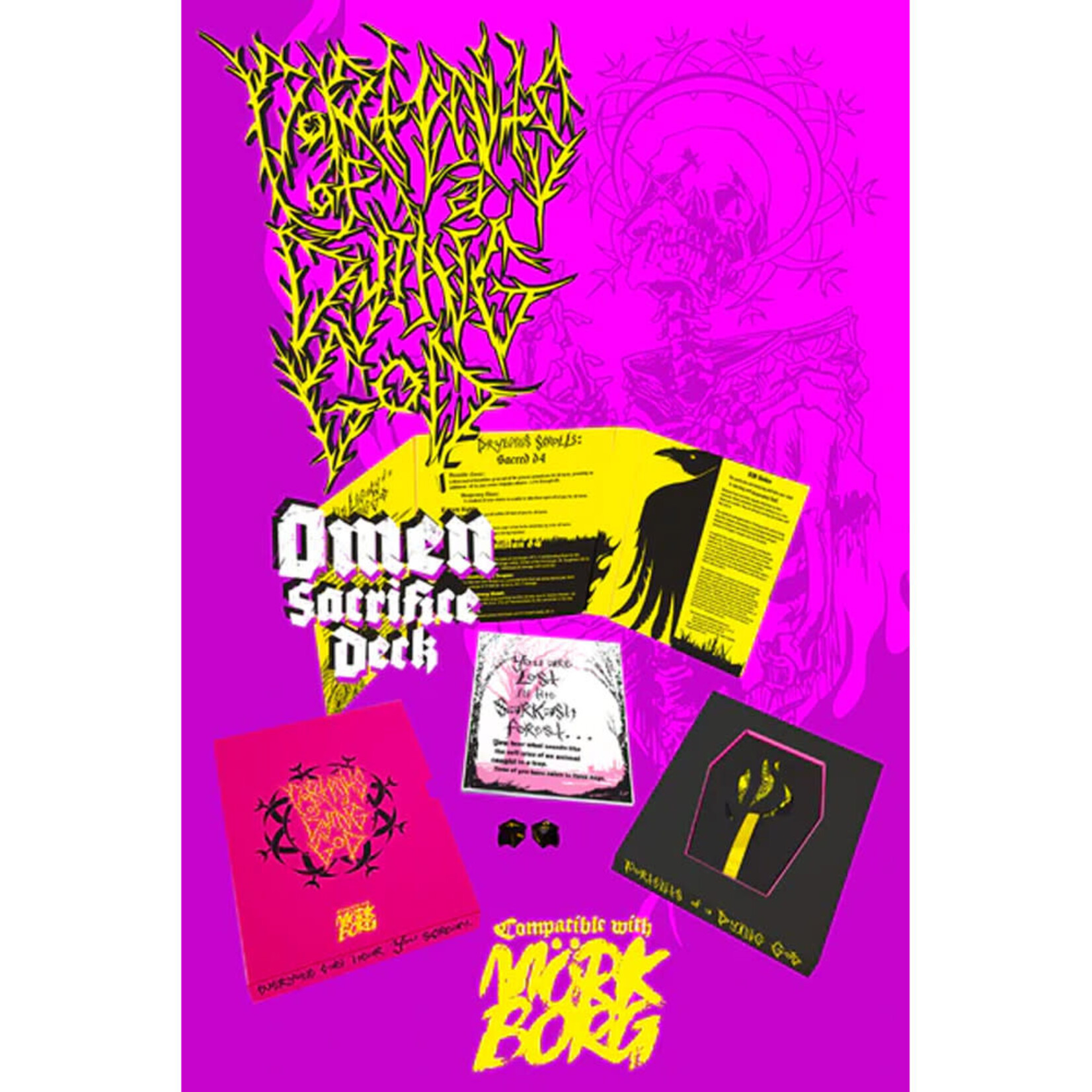 Portents of a Dying God - Mork Borg Omen Deck