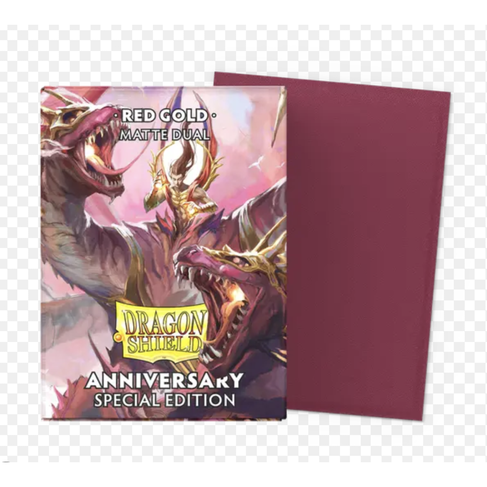 Dragon Shield DUAL Matte Pomegranate & Gold