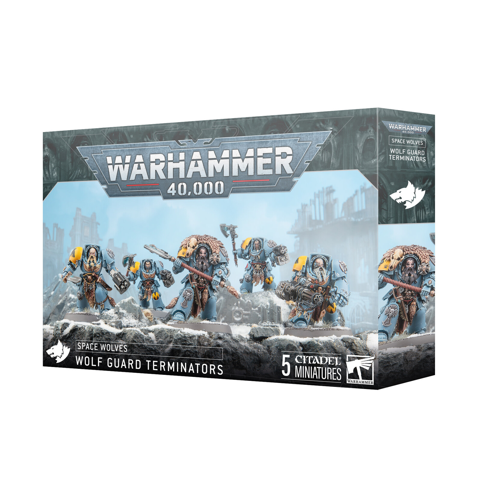 Games Workshop Space Wolves Wolf Guard Terminators (40K)