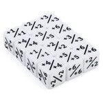 GTH Positive Dice Counters (12pcs) - White