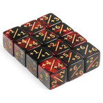 GTH Positive Dice Counters (12pcs) - Red