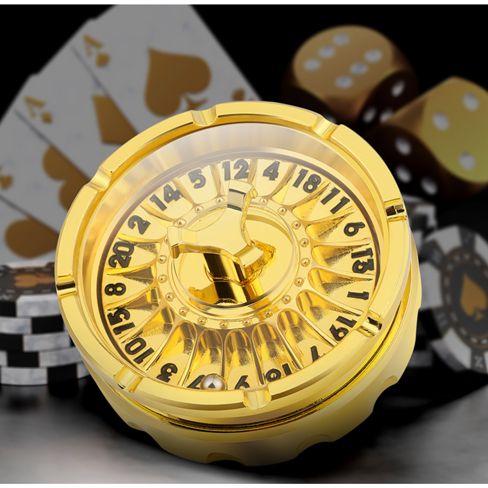 GTH Roulette Dice (D20) Gold