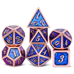 GTH Metal & Enamel Dice Set 7ct - Babylon