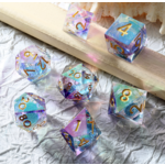 GTH Liquid Core Dice Set (7pc) Chromatic (Astrology)