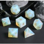 GTH Gemstone Dice Set (7pcs) Opalite (Synthetic)