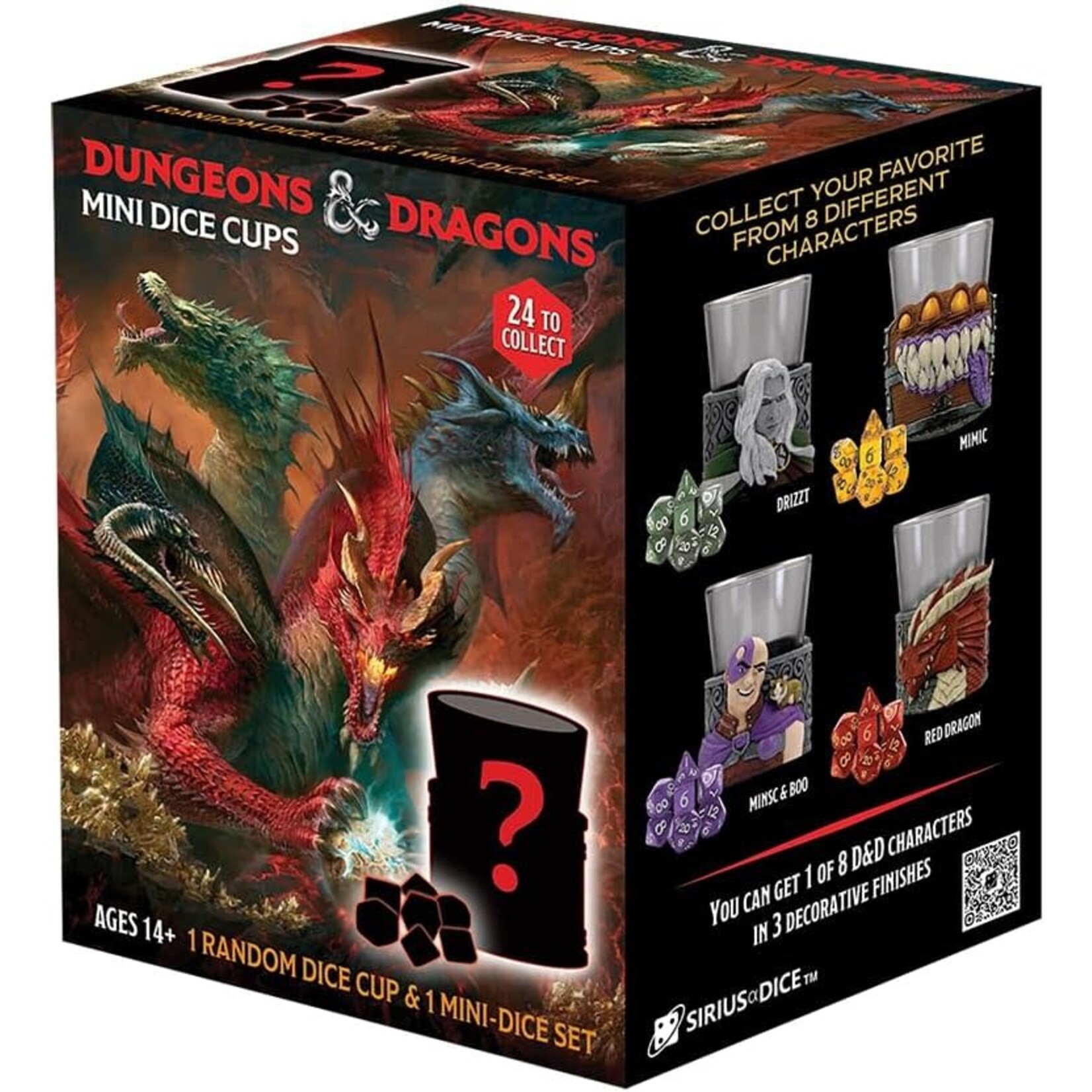 D&D Mini Dice Cups Booster Pack (Any Series)