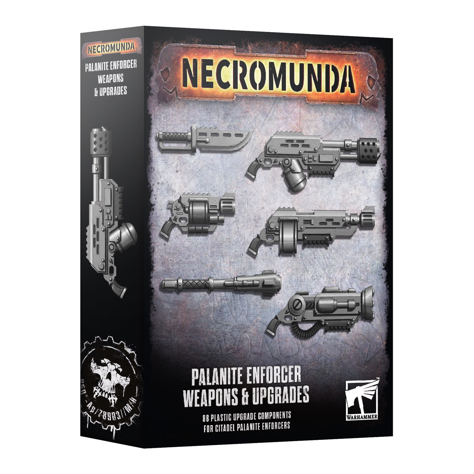 Games Workshop Necromunda Palanite Enforcer Weapons and Upgrades