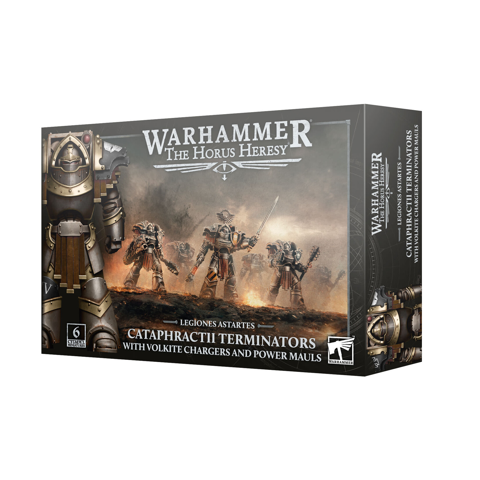 Games Workshop Cataphractii Terminators with Volkite Chargers and Power Mauls (HH)