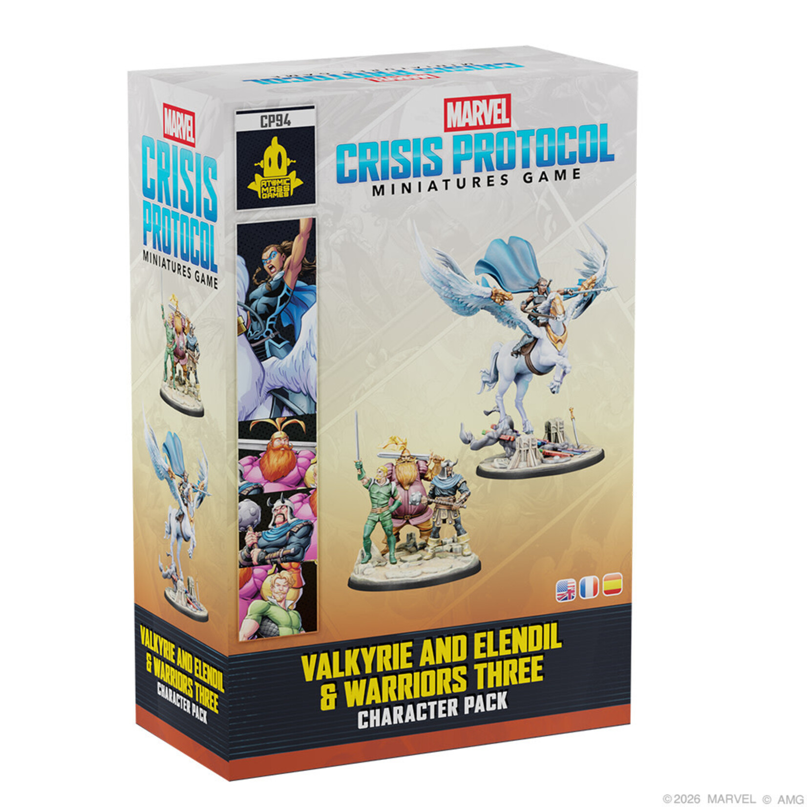 Marvel Crisis Protocol – Valkyrie on Elendil & Warriors Three