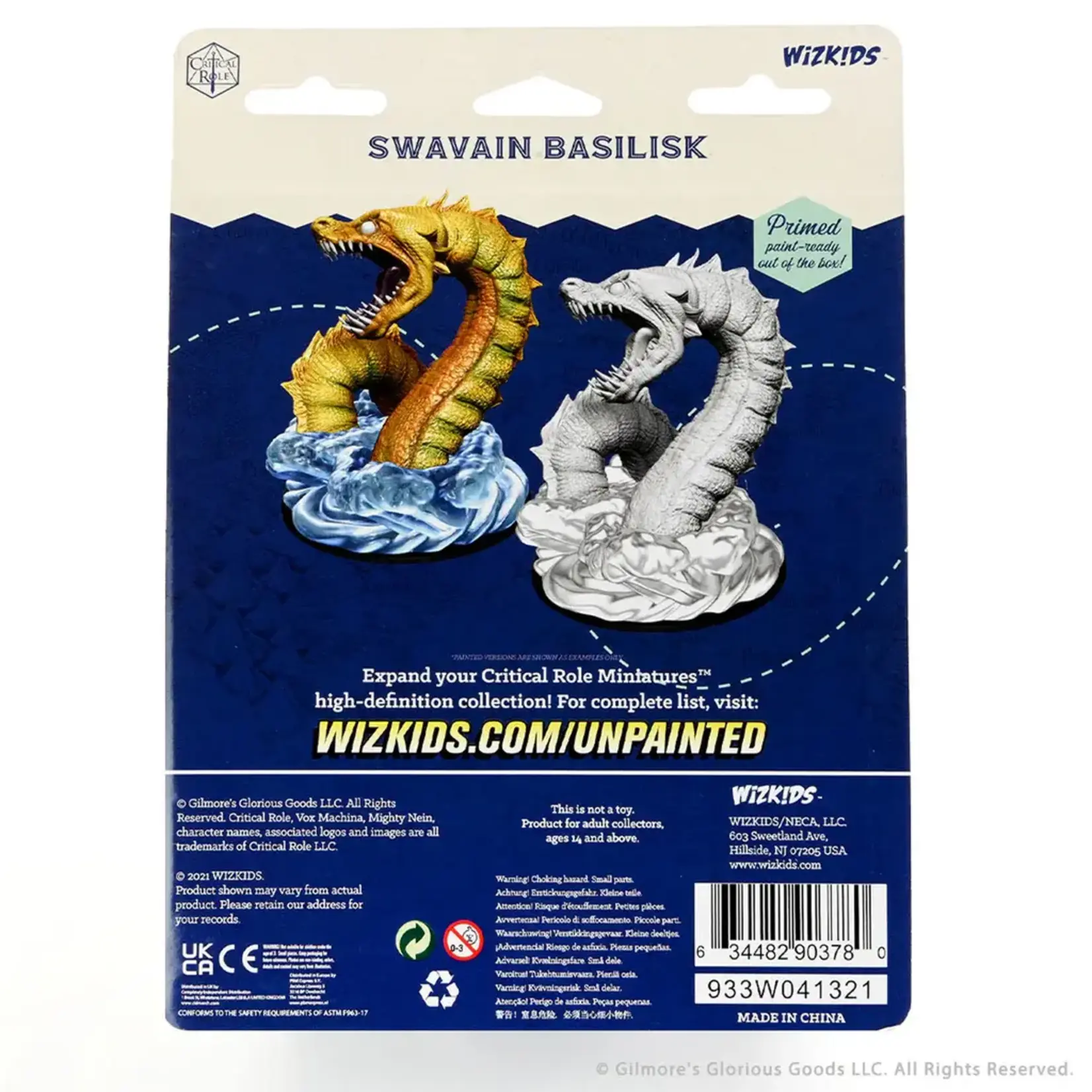 D&D Unpainted Minis: Swavain Basilisk