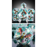 GTH Liquid Core Dice Set (7pcs) - Dragon (Drakon)