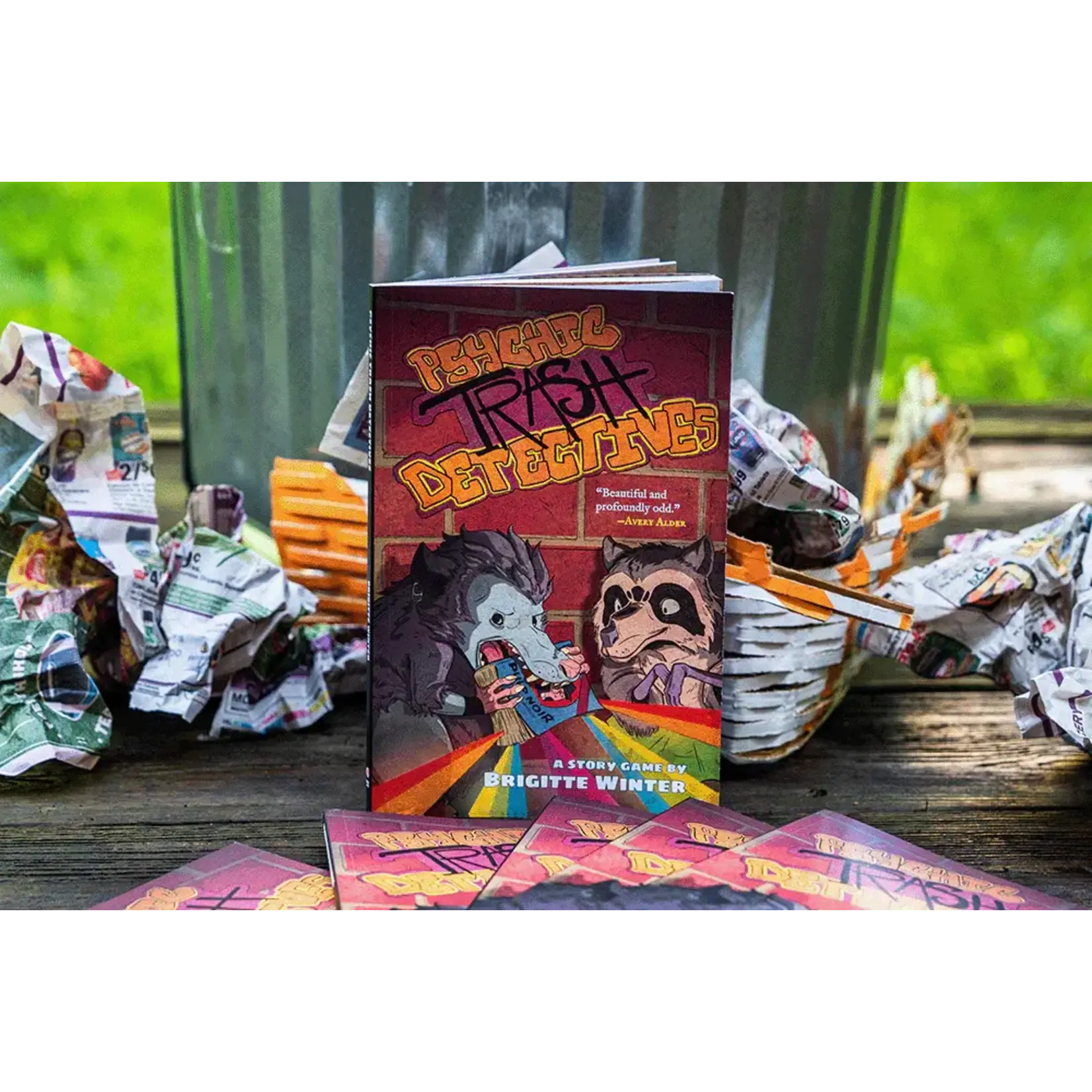 Psychic Trash Detectives TTRPG Book