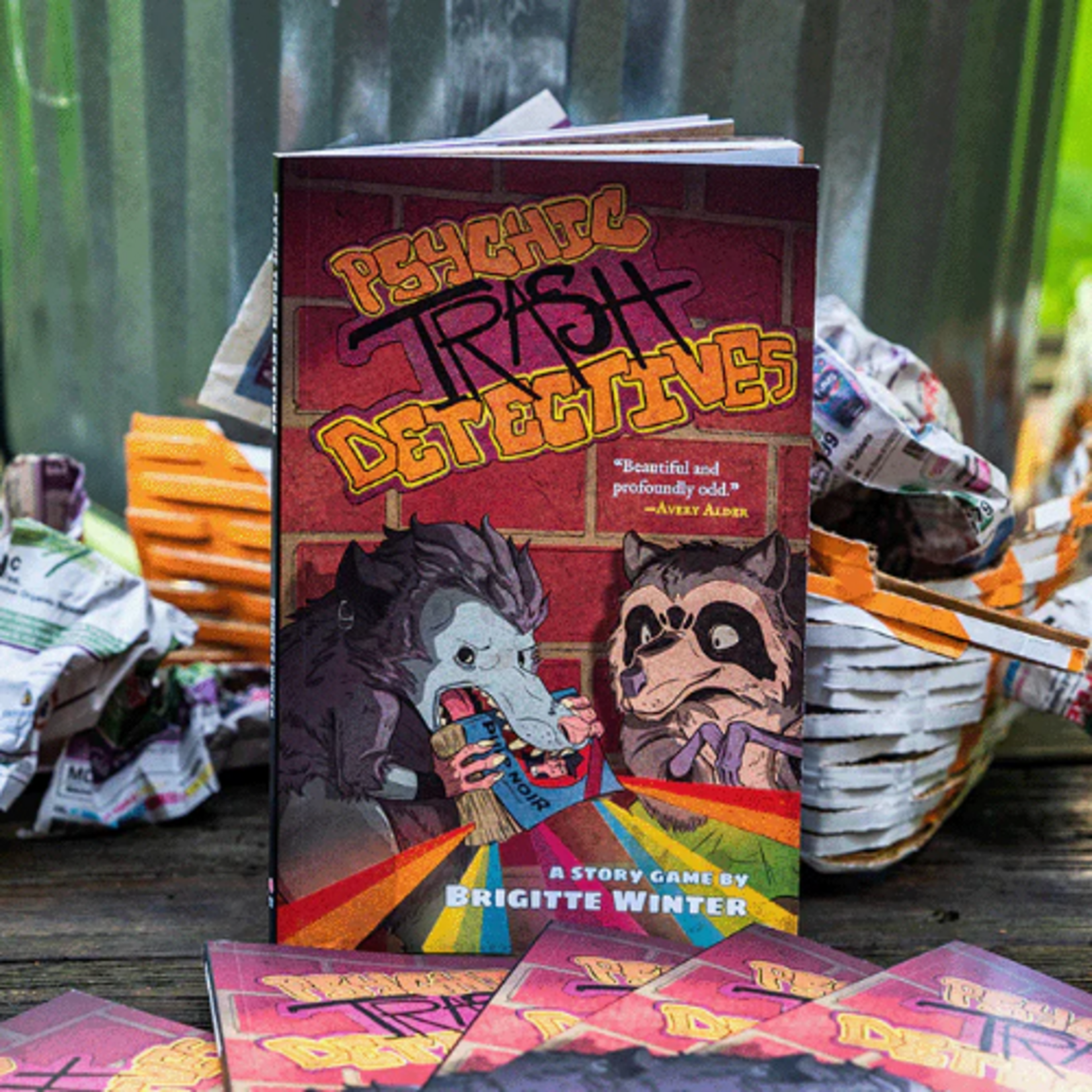 Psychic Trash Detectives TTRPG Book