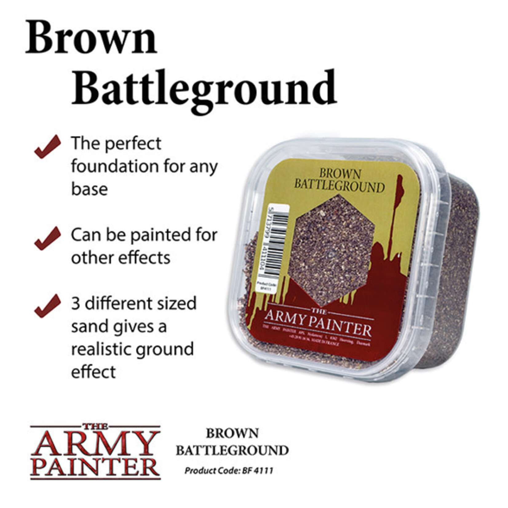Battlefields: Brown Battlefield Sand (TAP)