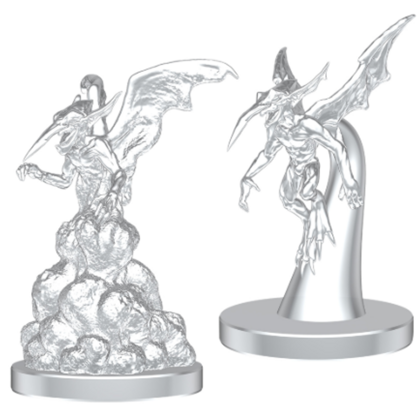 D&D Unpainted Minis - Ice Mephit & Dust Mephit
