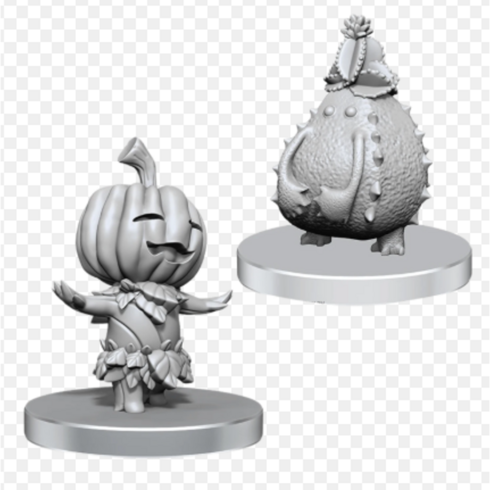 D&D Unpainted Minis - Gourd Leshy & Cactus Leshy