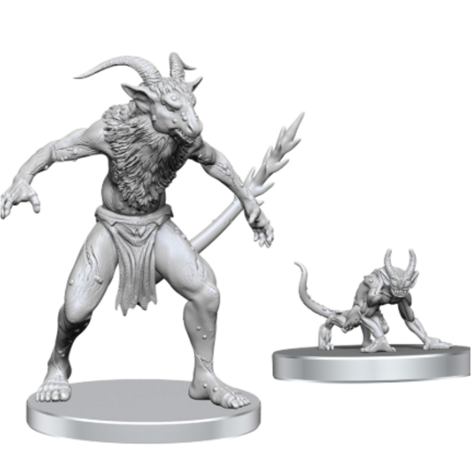 D&D Unpainted Minis - Bulezau & Quasit