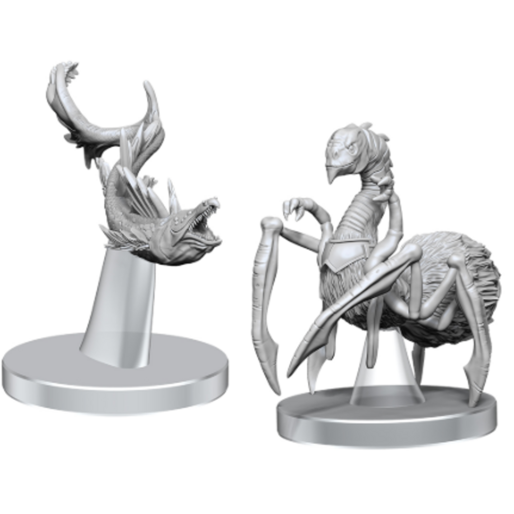 D&D Unpainted Minis - Neogi & Space Eel