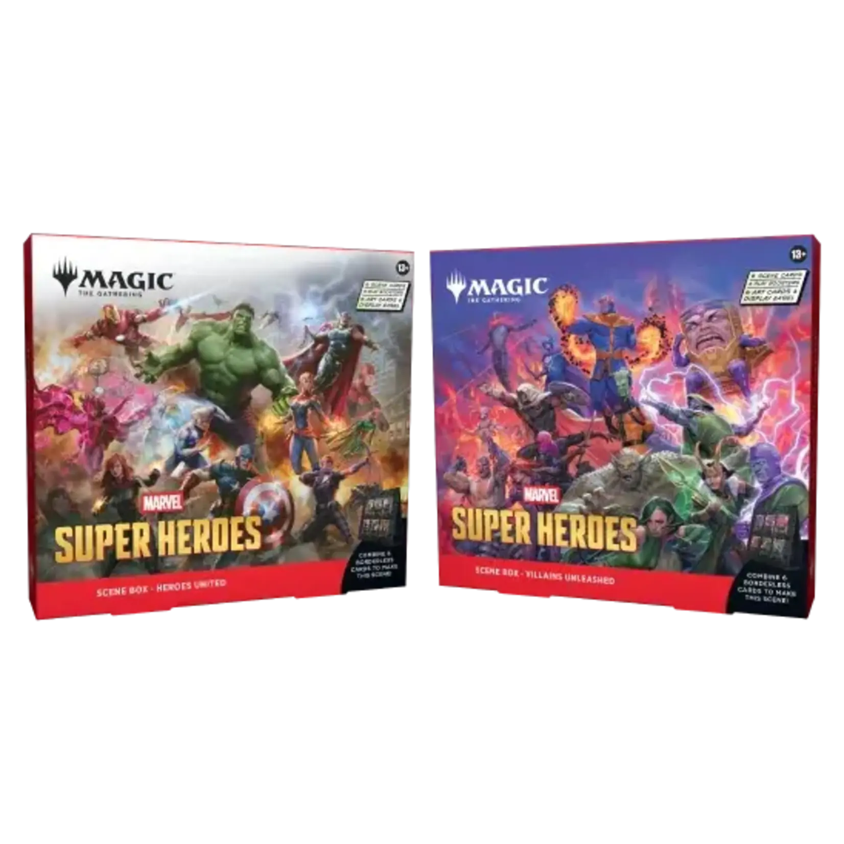 Marvel Super Heroes Scene Boxs - Villains and Heroes