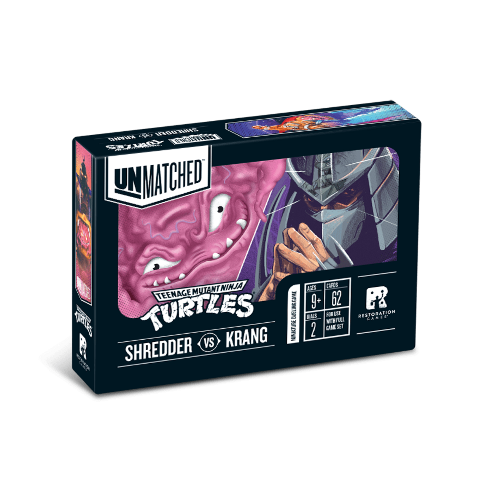 Unmatched Adventures: TMNT Shredder Krang Hero Deck