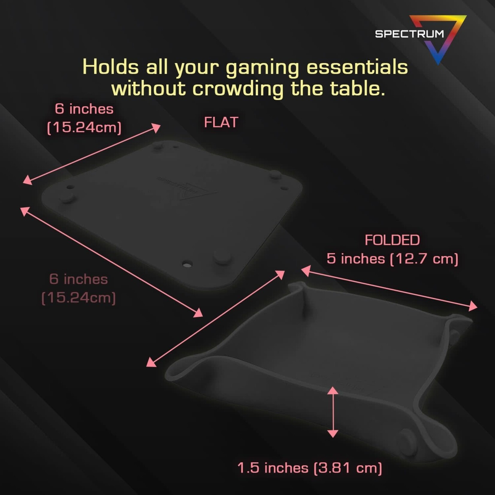 BCW BCW Board Game Bit Tray Black 6 Pack