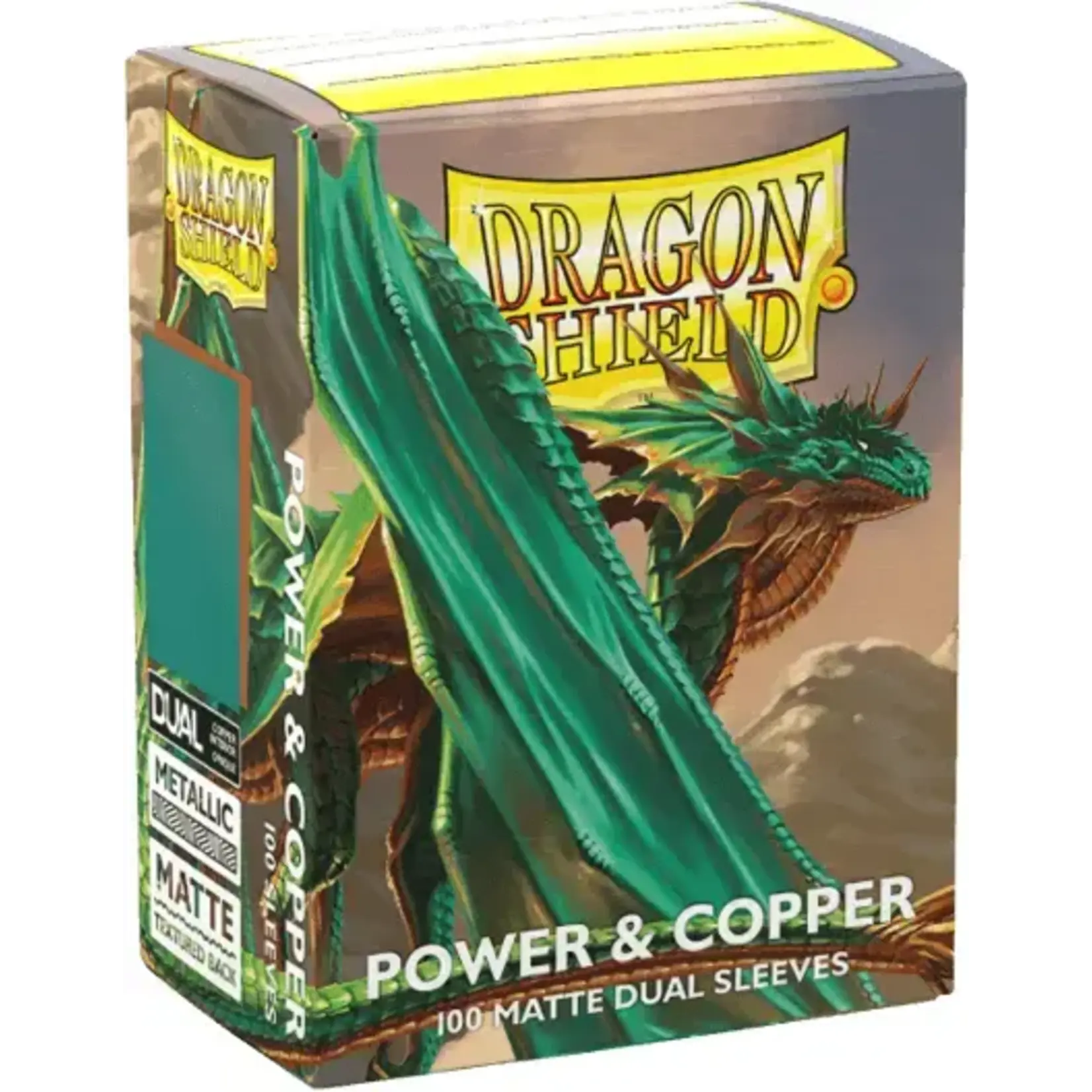 Dragon Shield Dragon Shield DUAL Matte Power and Copper 100ct