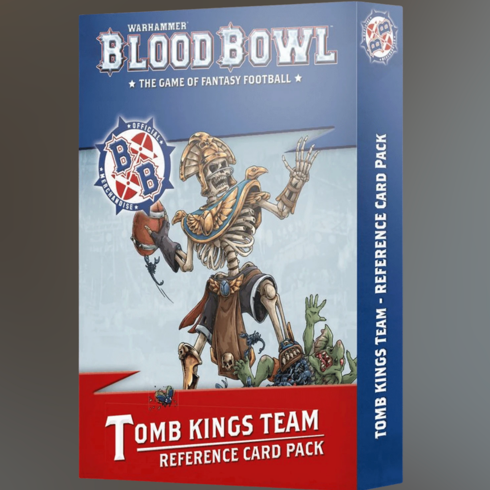 Blood Bowl Tomb Kings Team Refernce Card Pack