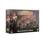 Necromunda Goliath Forge Bosses and Sumpkrocs