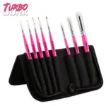 Brush Fauxlinsky Set w/ Stand Case (8 Brushes)