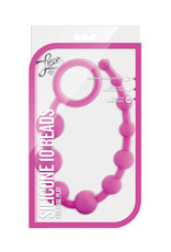 LUXE SILICONE 10 BEADS PINK