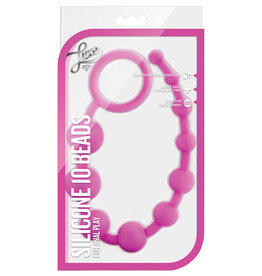 LUXE SILICONE 10 BEADS PINK