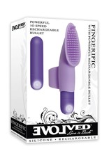 Evolved Novelties Evolved Fingerific Rechargeable Vibe Purple