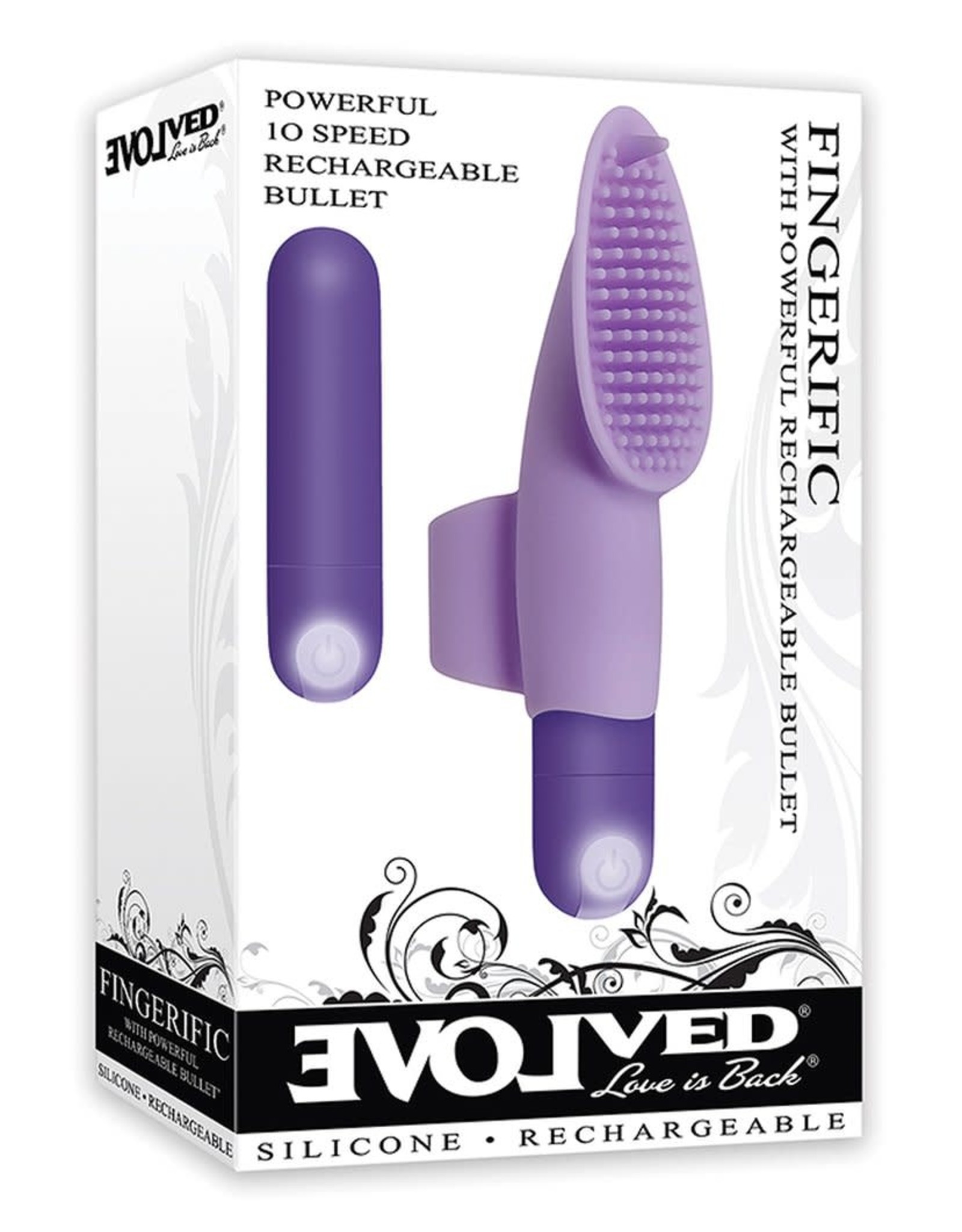 Evolved Novelties Evolved Fingerific Rechargeable Vibe Purple