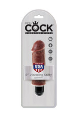 KING COCK 5" STIFFY BROWN