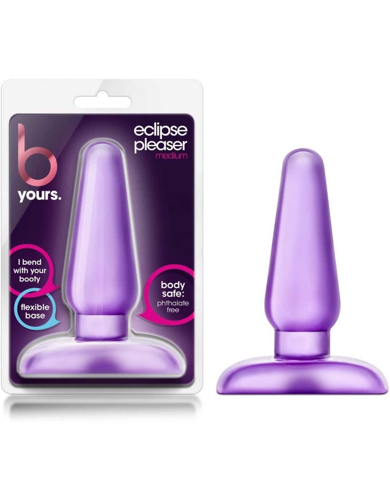 Blush Novelties Blush Eclipse Pleaser Medium Purple Plug