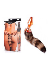 XR Brands Trinity Vibes Tailz Fox Tail Glass Plug