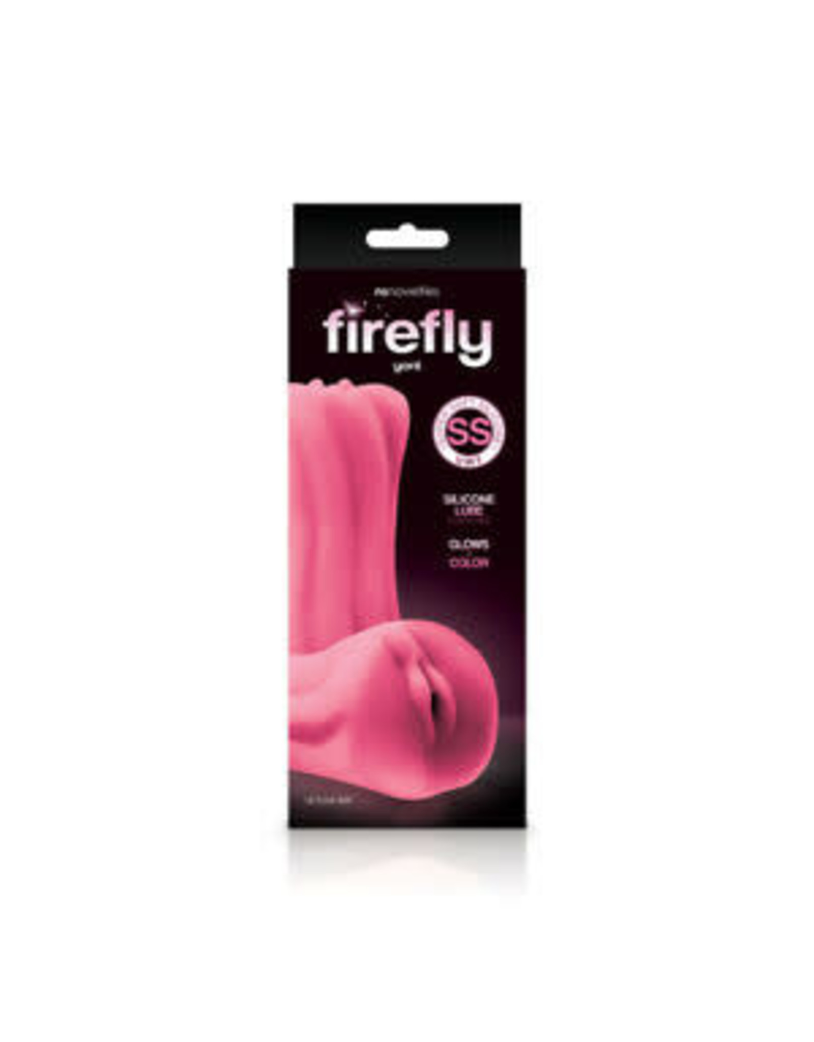 nsnovelties Firefly Yoni Glow-in-the-Dark Masturbator Pink