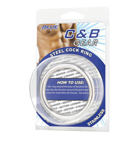 Sir Richards C&B Gear Steel Cock Ring