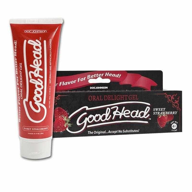 Good Head - Oral Delight Gel - Strawberry - 4 oz.