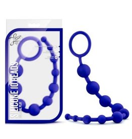 LUXE SILICONE 10 BEADS BLUE