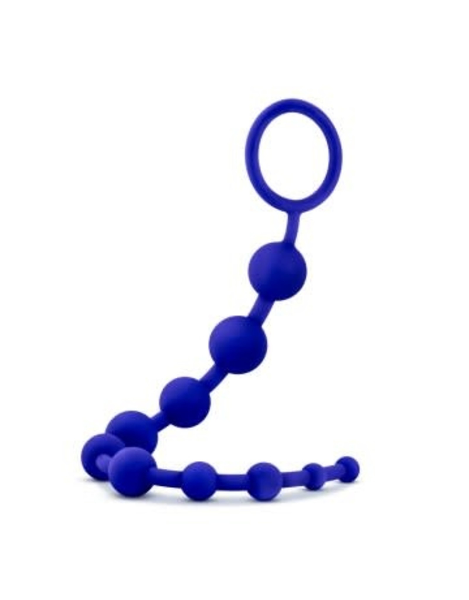 LUXE SILICONE 10 BEADS BLUE