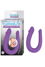 SEDUCE ME CURVED DOUBLE DONG PURPLE